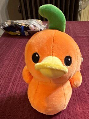 Dan Dee Quackerz 'Pumpky' Pumpkin Duck Halloween Plush 6in New with Tags